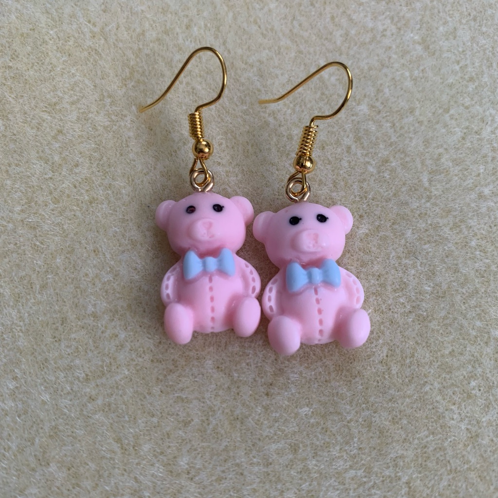 *3 For $20* Adorable Pink Teddy Bear W Bow Tie